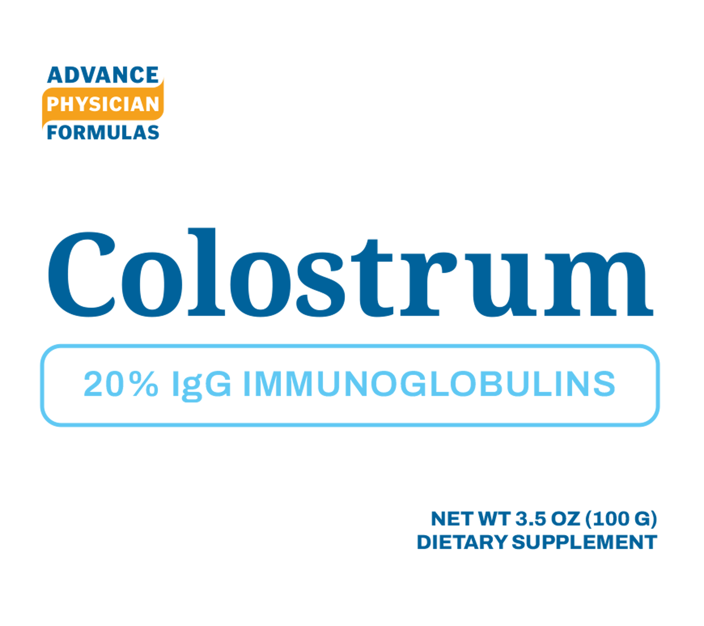 Colostrum Powder, 3.5 oz (100 g)