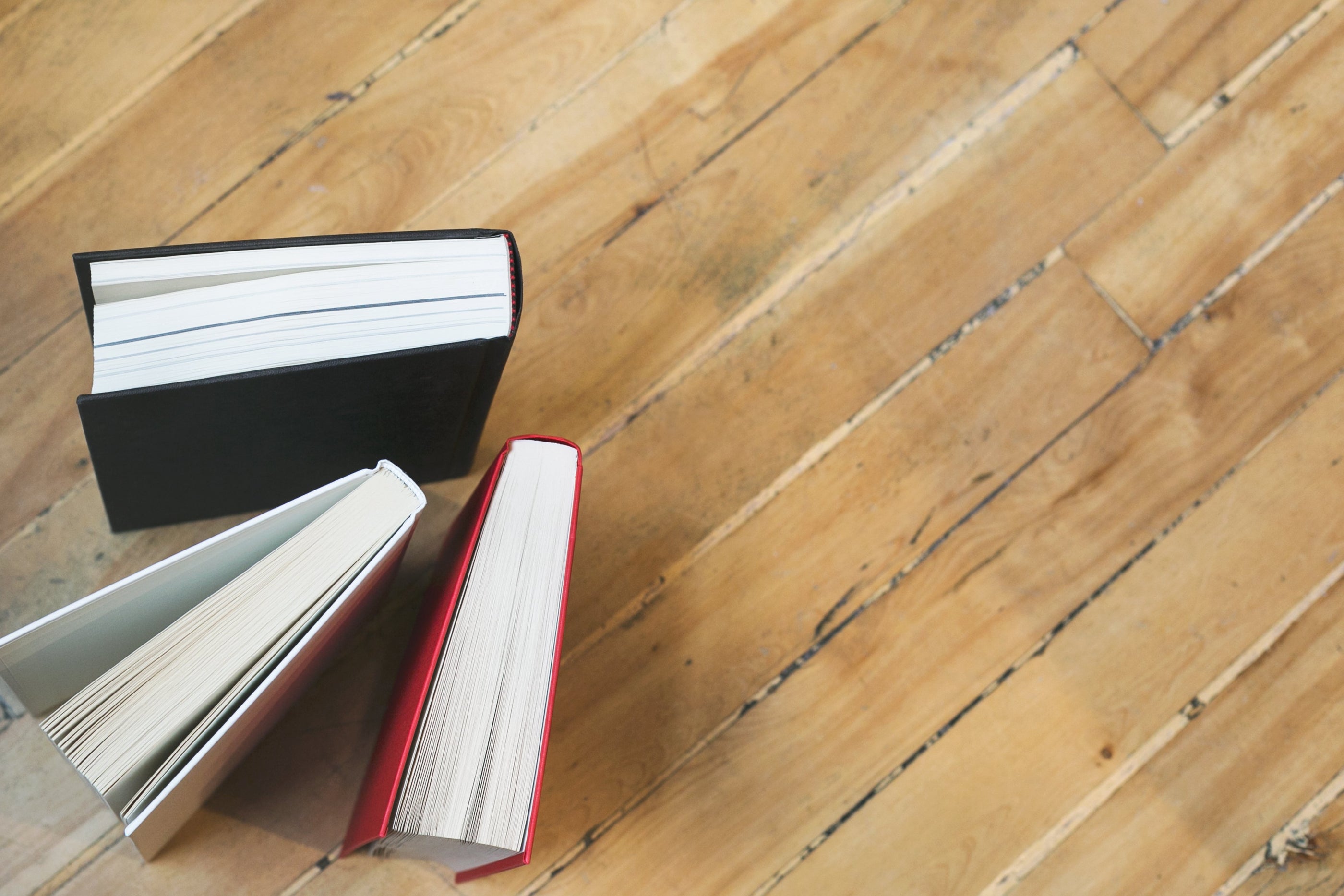 Three hardcover books