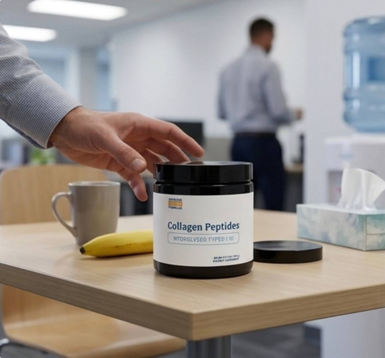Bovine Collagen Peptides Powder, 6.17 oz (175 g) - Close-up Detail - Advance Physician Formulas