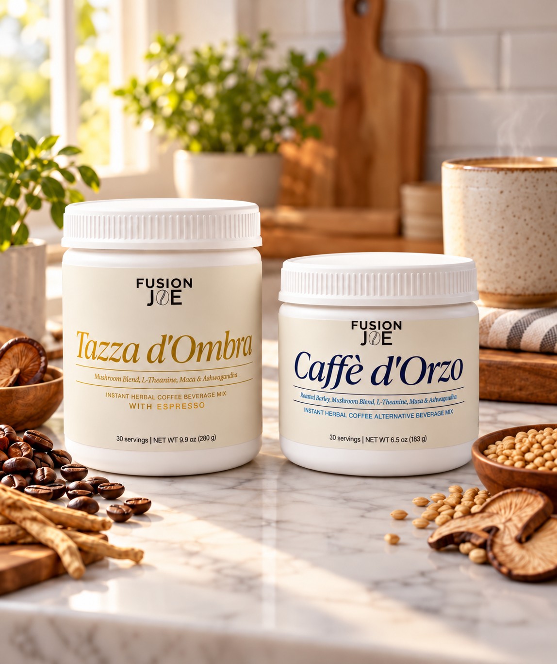 FusionJoe Discovery Set: Tazza d'Ombra + Caffè d'Orzo