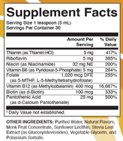 Liposomal B Complex, 150 mL - Product Label - Advance Physician Formulas
