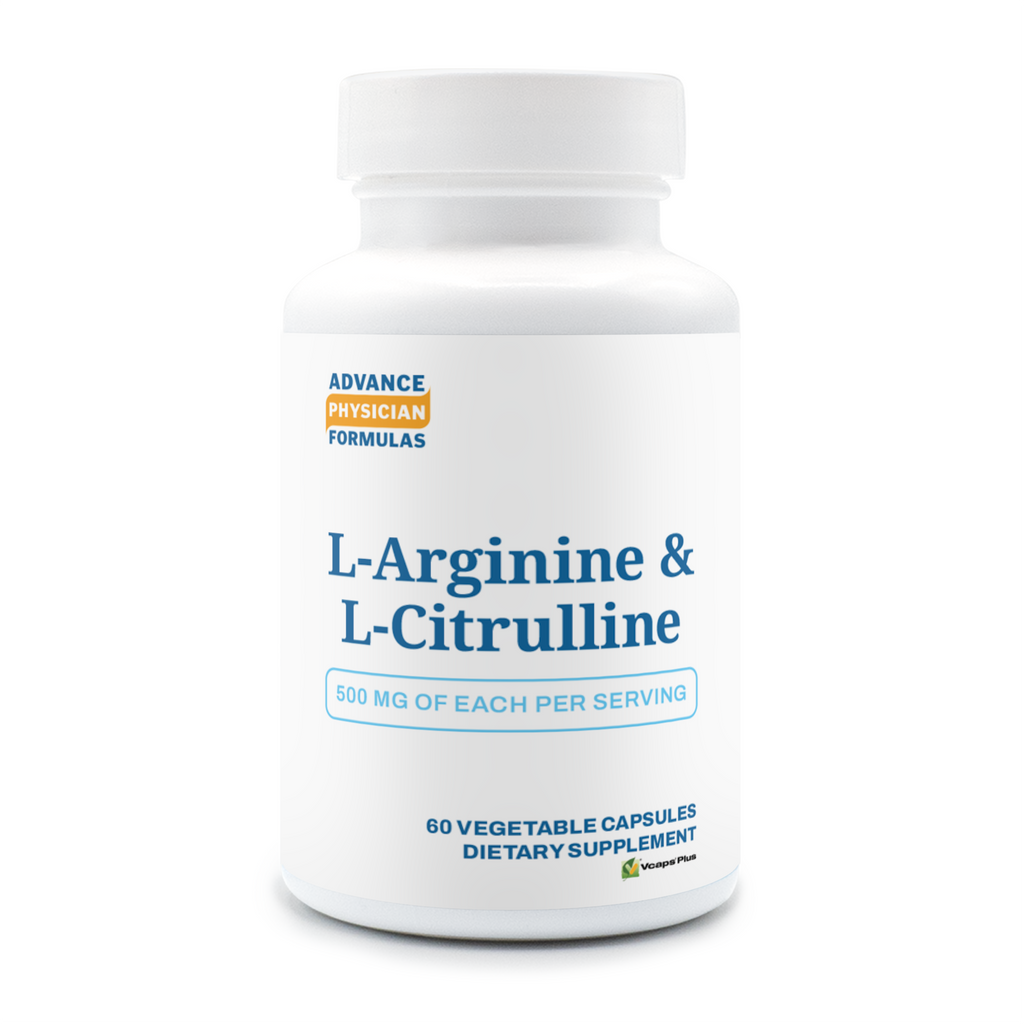 L-Arginine 500 mg, L-Citruline 500 mg, 60 Vegetable Capsules