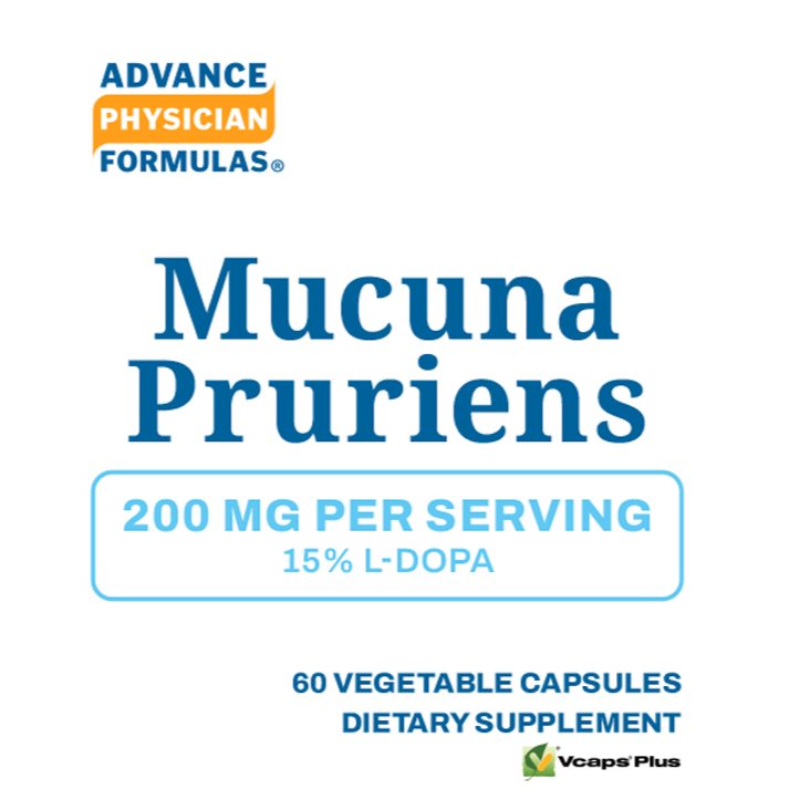 Mucuna Pruriens Extract, 15% L-Dopa, 200 mg, 60 Vegetable Capsules