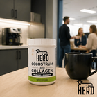 HERD Colostrum & Collagen Powder — Prebiotic + Postbiotic Gut & Skin Support | 35 Servings - Packaging Detail - Advance Physician Formulas
