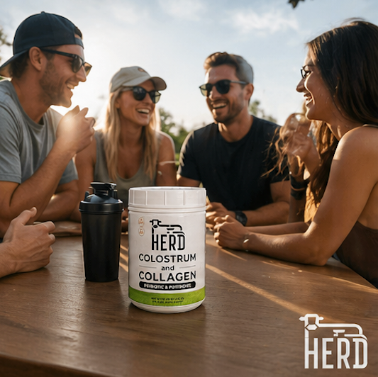 HERD Colostrum & Collagen Powder — Prebiotic + Postbiotic Gut & Skin Support | 35 Servings - View 10 - Advance Physician Formulas