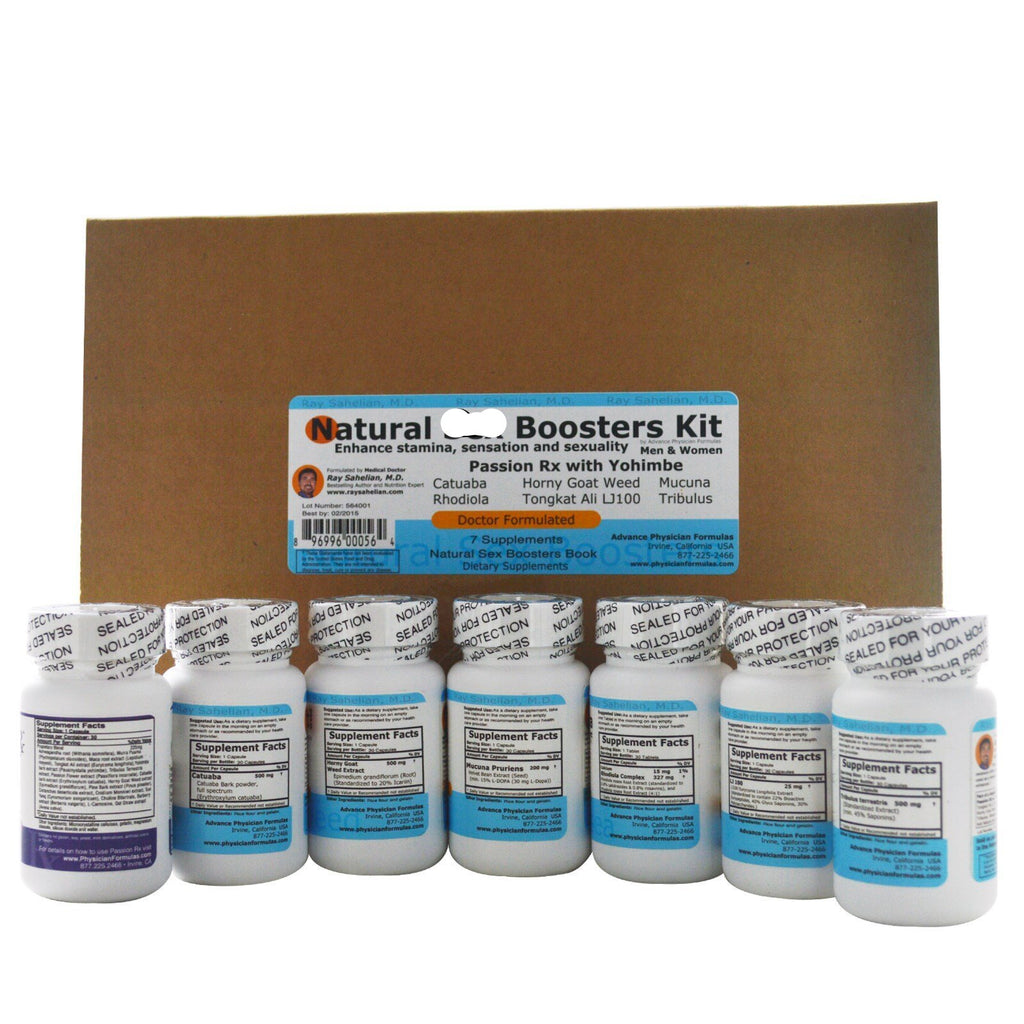 Natural Boosters for Men & Women, 8 Piece Kit