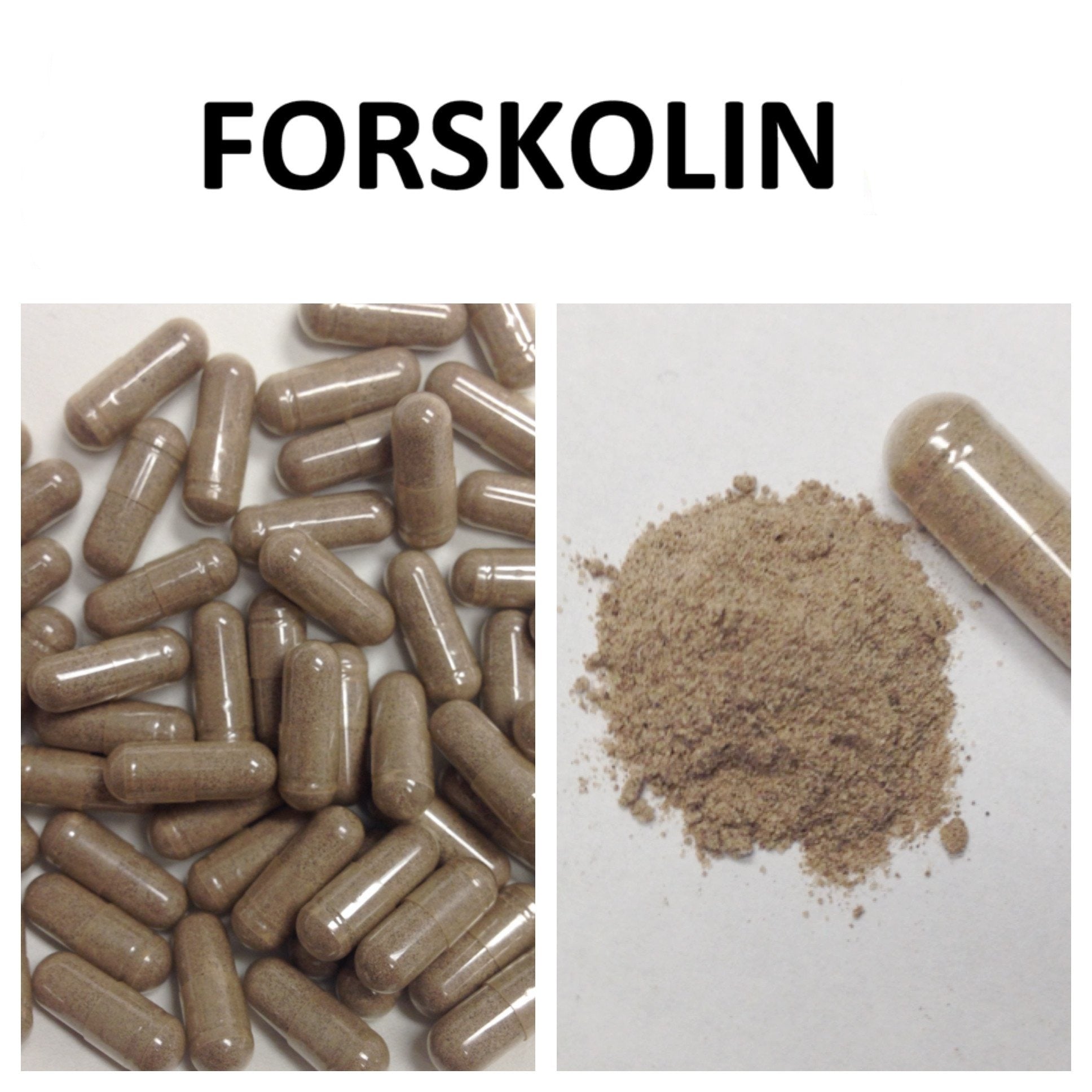 Forskolin (Coleus Forskohlii) Extract, 100 mg, 60 Vegetable Capsules