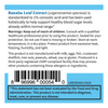 Banaba Leaf Extract (Lagerstroemia speciosa) is standardized to 1% corosolic acid and has been used holistically to help support healthy blood sugar levels already within normal range.*