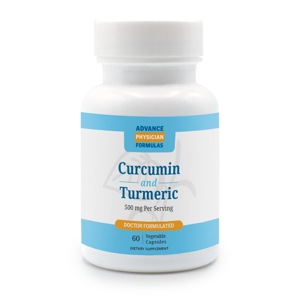 Advance Physician Formulas Curcumin and Turmeric Doctor Formulated 60 Vegetable Capsules