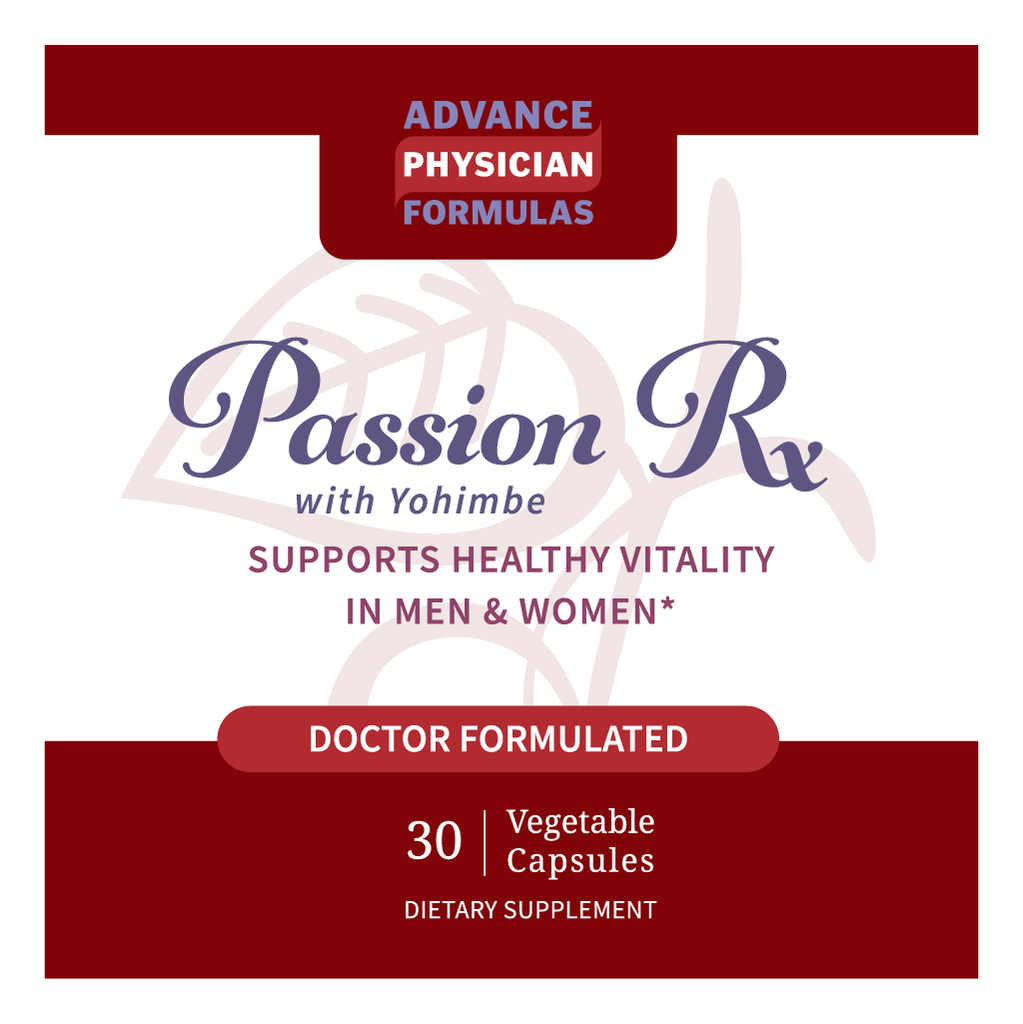 Passion Rx with Yohimbe Enhancer for Men & Women, 30 Veg Caps